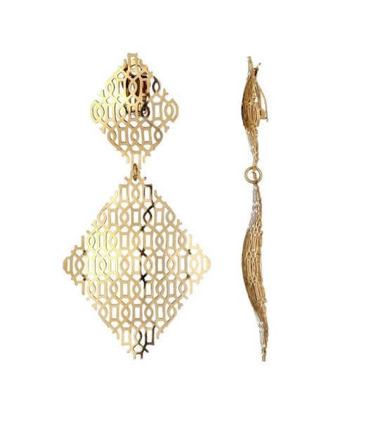 Belle Miss Paris - Clipsörhängen Zeitouna Guld