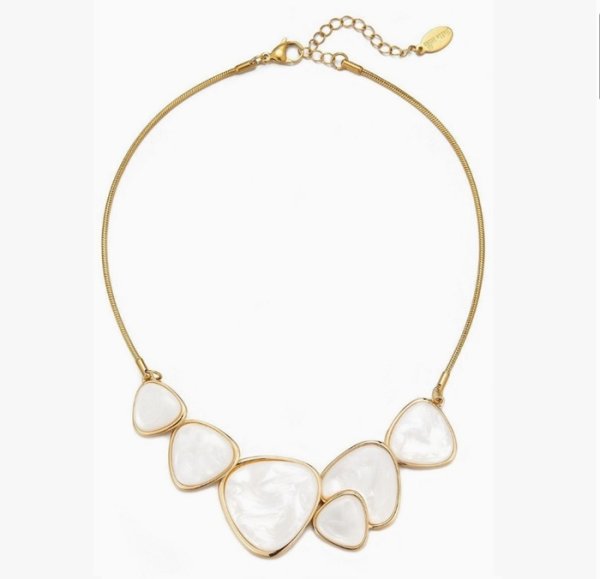 Belle Miss Paris - Halsband Bounena Vit