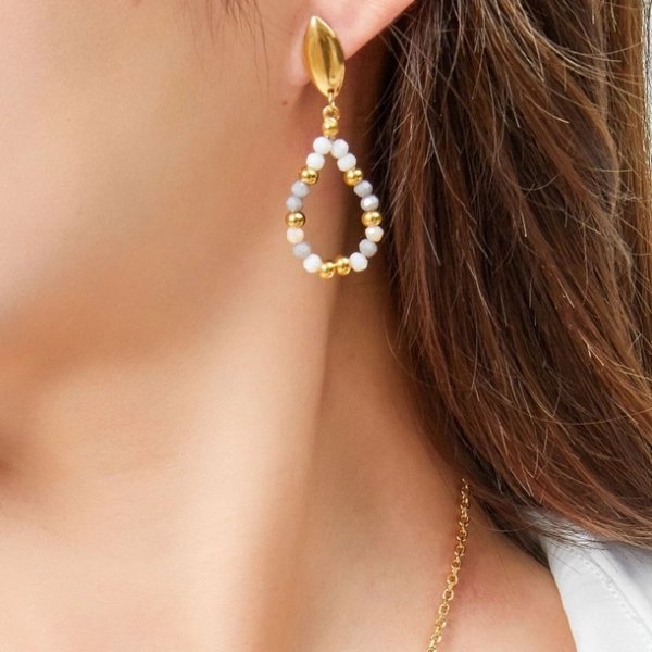 Belle Miss Paris - Örhängen Vieno Grön