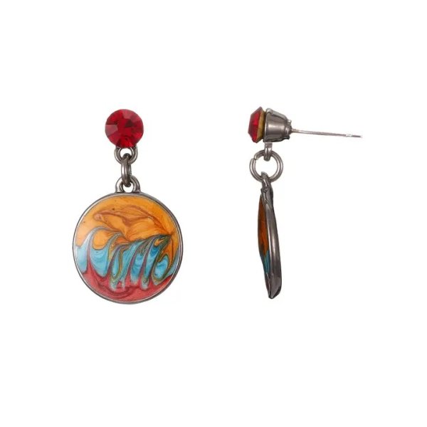 Belle Miss Paris - Örhängen Xalvadora Röd