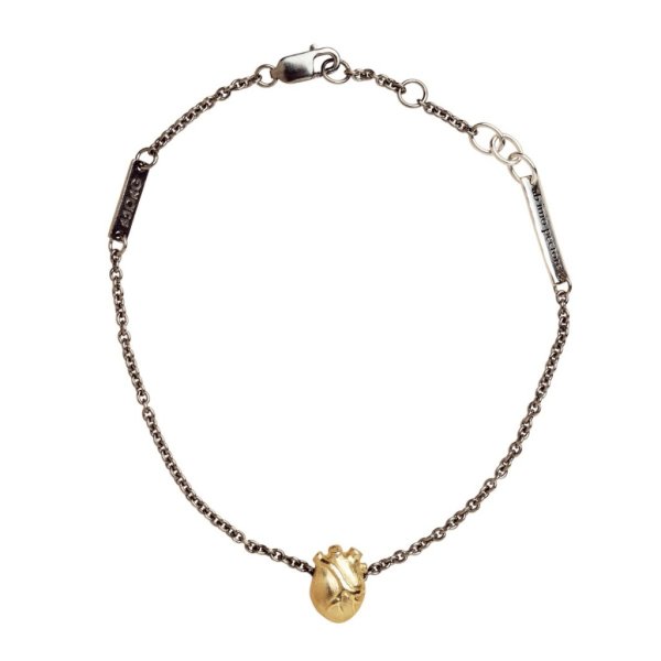 Björg Jewellery - Armband Anatomiskt Hjärta Guld / Oxy