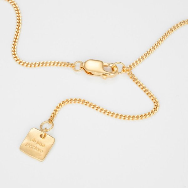 Björg Jewellery - Halsband Anatomiskt Hjärta Iconic Smal Guld