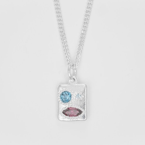 Björg Jewellery - Halsband The Good Omen Silver