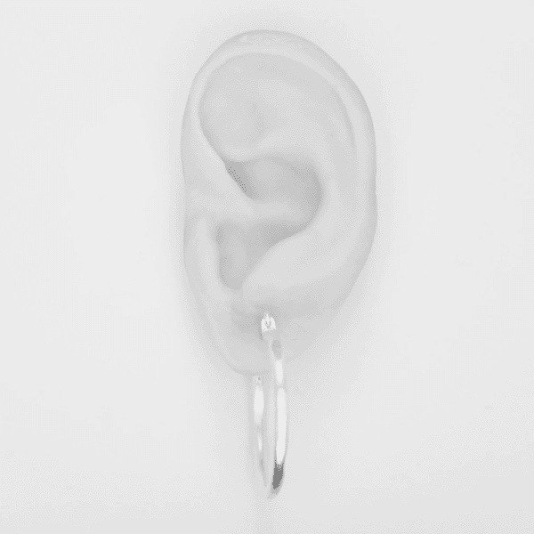 Björg Jewellery - Örhängen Hoops Large Silver
