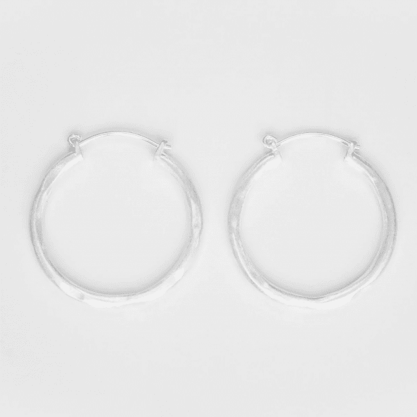 Björg Jewellery - Örhängen Hoops Large Silver