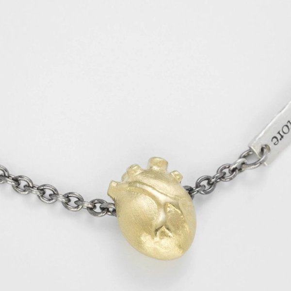 Björg Jewellery - Armband Anatomiskt Hjärta Guld / Oxy