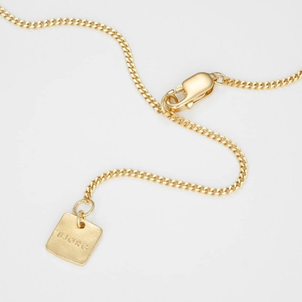 Björg Jewellery - Halsband Anatomiskt Hjärta Iconic Medium Guld