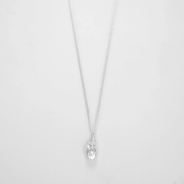 Björg Jewellery - Halsband Anatomiskt Hjärta Iconic Medium Silver