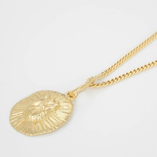 Björg Jewellery - Halsband Iconic Heart Embossed Guld