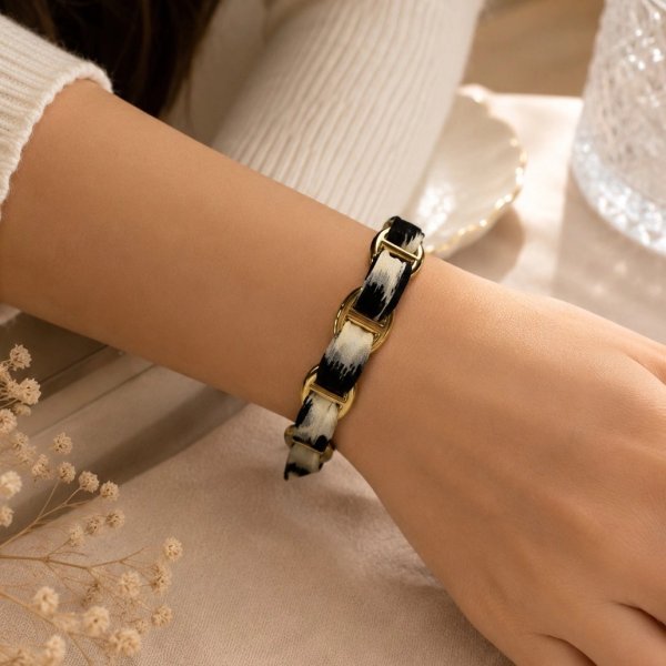 Blingit Select - Armband Chain Black & White