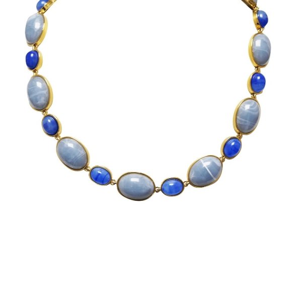 Blingit Select - Halsband Mosaic Blå
