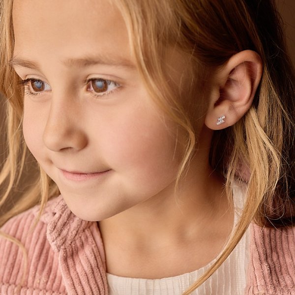 Blomdahl - Örhängen Brilliance Flash Plastic Klar