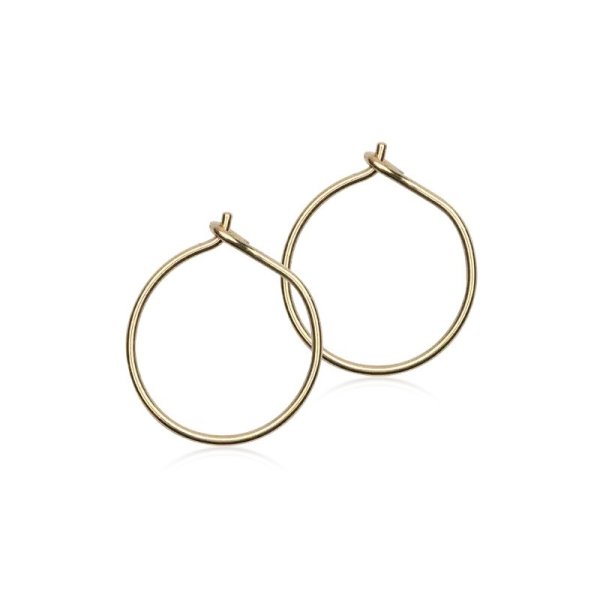 Blomdahl - Örhängen Safety Ring Golden Titan