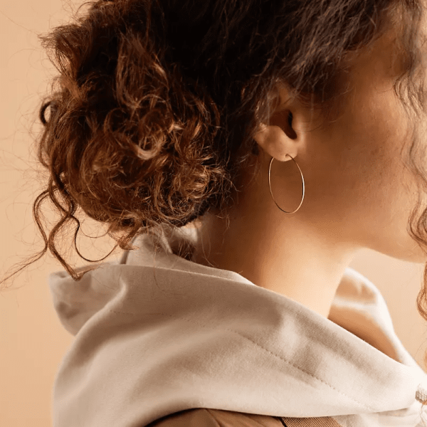 Blomdahl - Örhängen Safety Ring Golden Titan