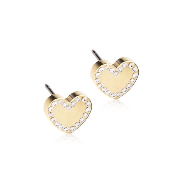 Blomdahl - Örhängen Sweetheart Titan Guld