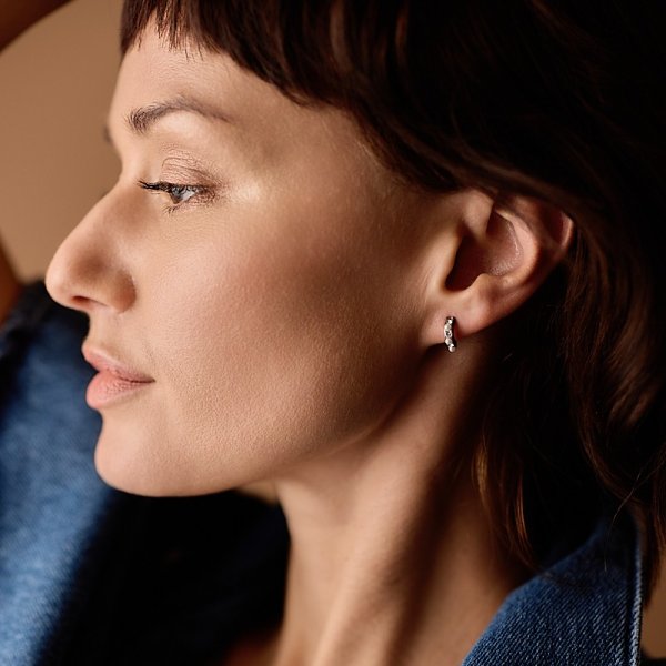 Blomdahl - Örhängen Titan Pendant Mixed Curved