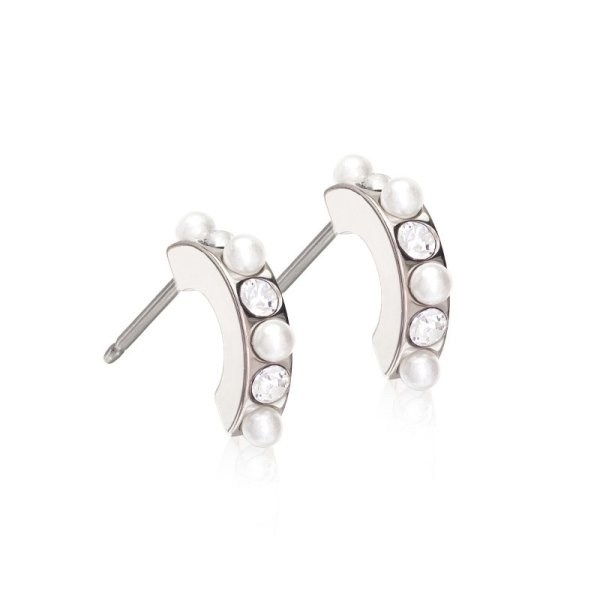 Blomdahl - Örhängen Titan Pendant Mixed Curved