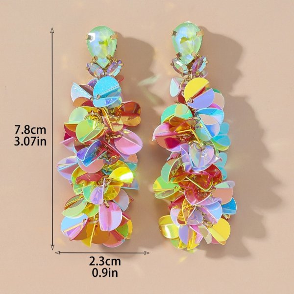 Blossom Bijoux - Clipsörhängen Confetti Glam Multi