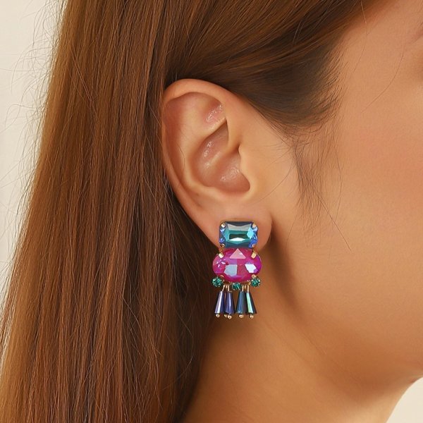 Blossom Bijoux - Clipsörhängen Maribel Mix