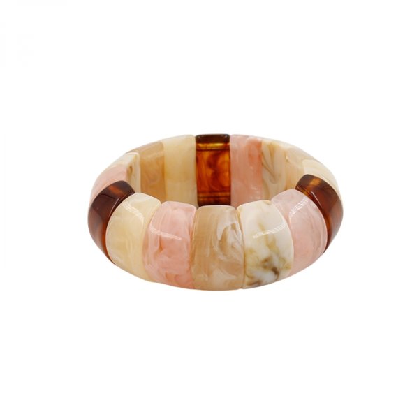 Bud To Rose - Armband Resin Eclipse Rosa