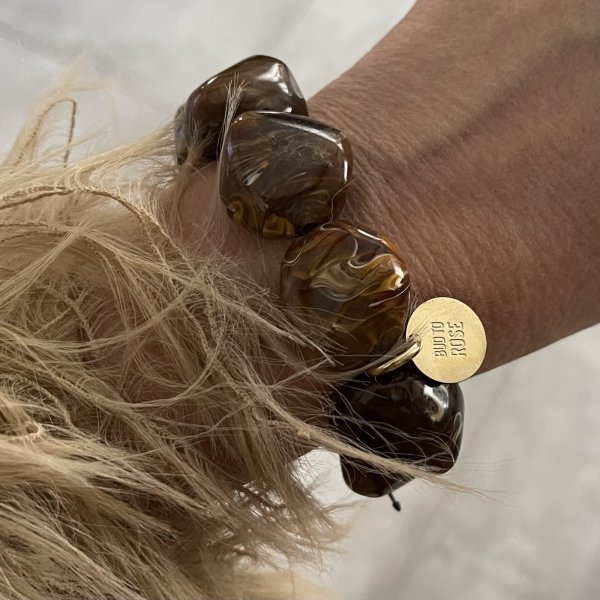 Bud To Rose - Armband Resin Vibe Brown