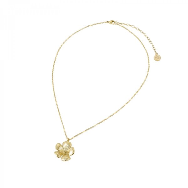 Bud To Rose - Halsband Blossom Kort Guld