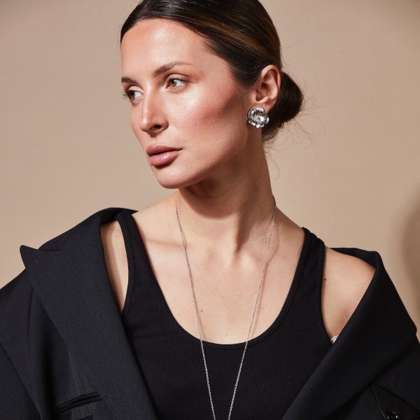 Bud To Rose - Örhängen Blossom Stål