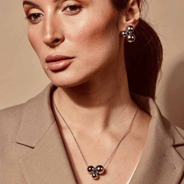 Bud To Rose - Örhängen Brea Large Stål