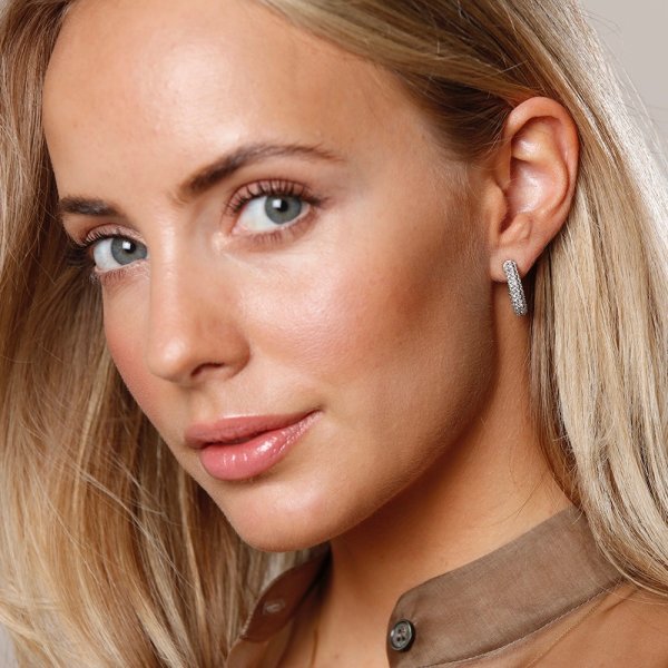 Bud To Rose - Örhängen Lola Crystal Stål