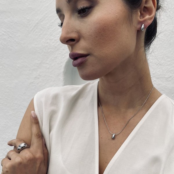 Bud To Rose - Örhängen Mini Drop Stål