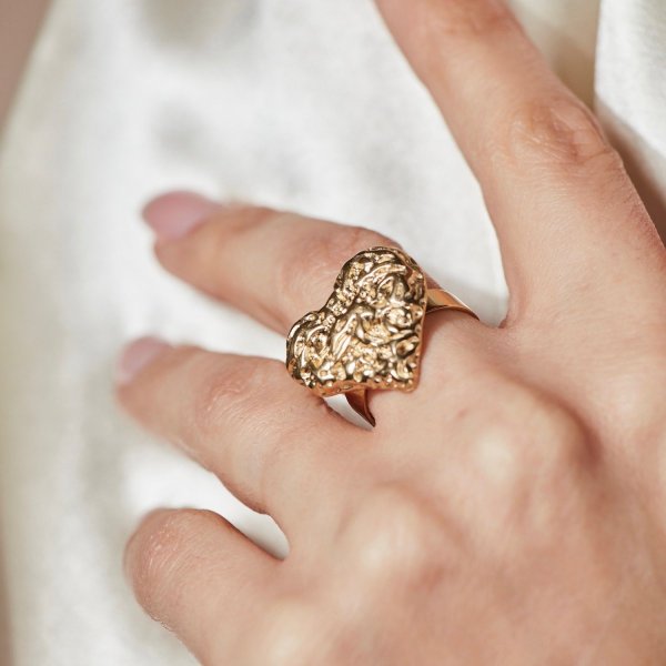 Bud To Rose - Ring Scarlett Guld