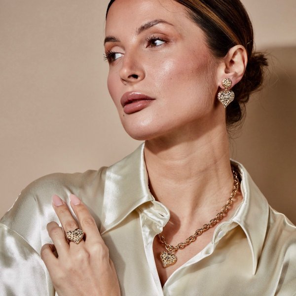 Bud To Rose - Ring Scarlett Guld