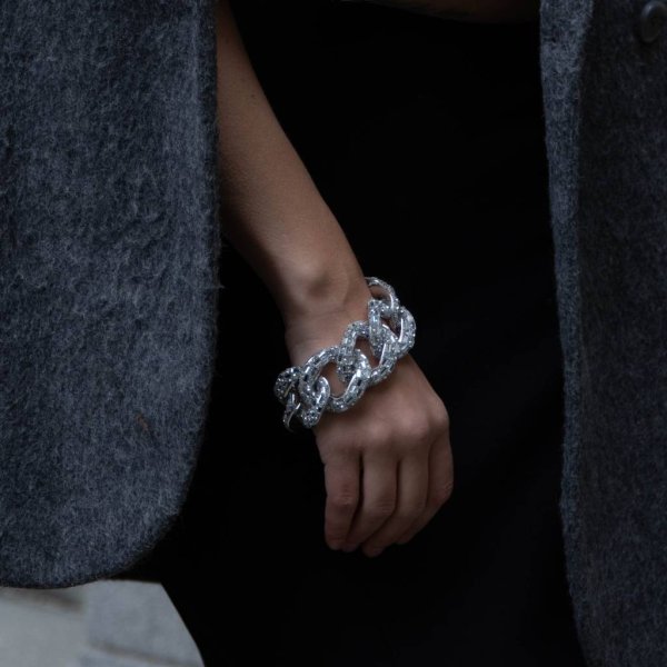 By Jolima - Armband Sparkle Crystal Silver