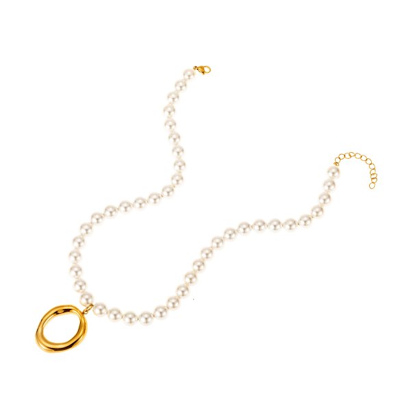By Jolima - Halsband Halo Pearl