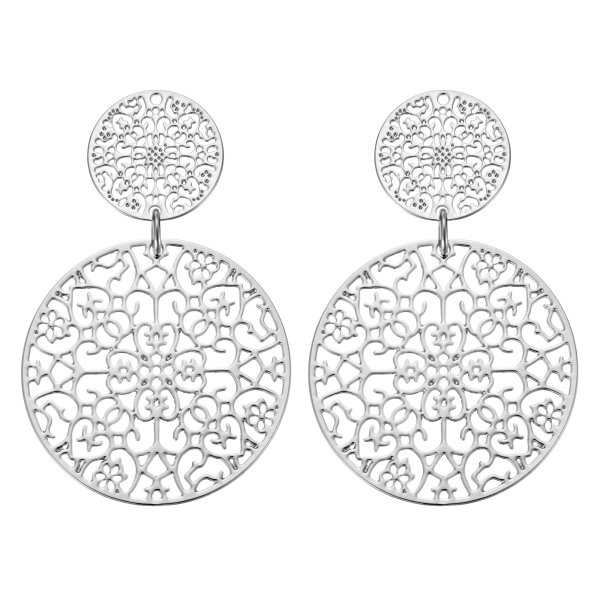 By Jolima - Örhängen Double Spinn Silver