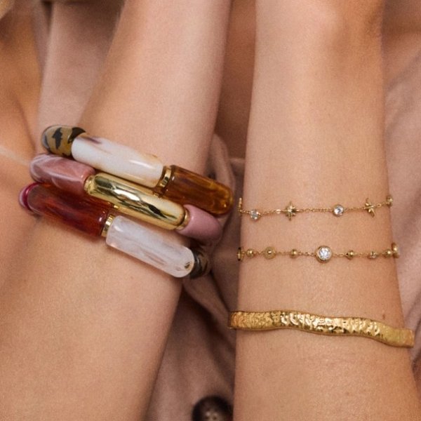 Byren | Éline L'atelier - Armband Leo Röd