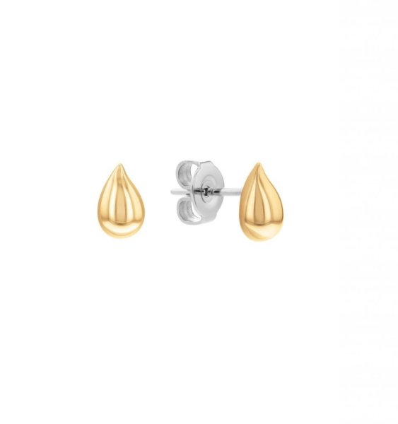 Calvin Klein - Örhängen Sculptured Drop Guld
