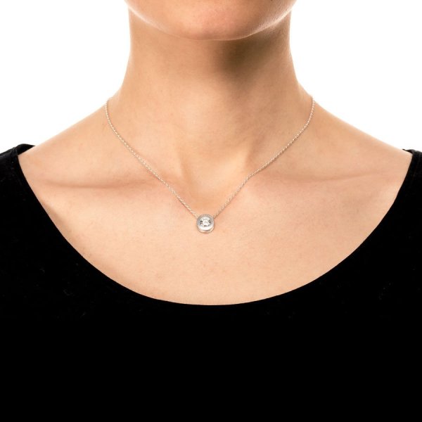 Carolina Gynning - Halsband Älskad Silver Medium