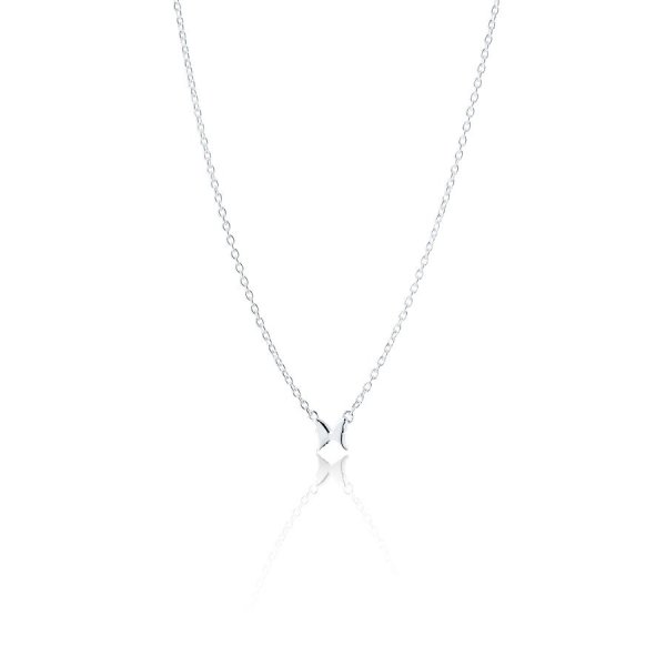 Carolina Gynning - Halsband Petite Papillion Plain Silver