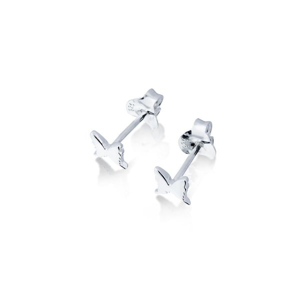 Carolina Gynning - Örhängen Petite Papillion Plain Silver