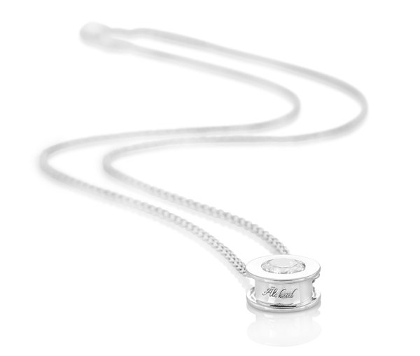 Carolina Gynning - Halsband Älskad Silver Medium
