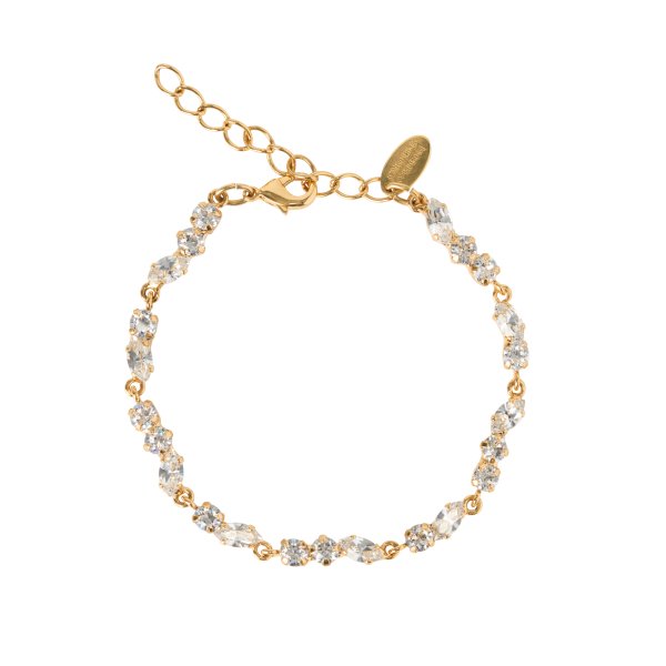 Caroline Svedbom - Armband Alelia Guld Crystal