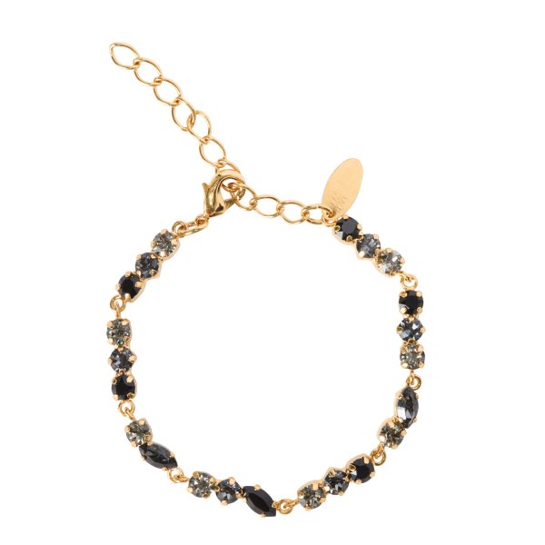 Caroline Svedbom - Armband Alelia Guld Jet Combo