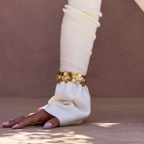 Caroline Svedbom - Armband Anemone Bangle Rhodium