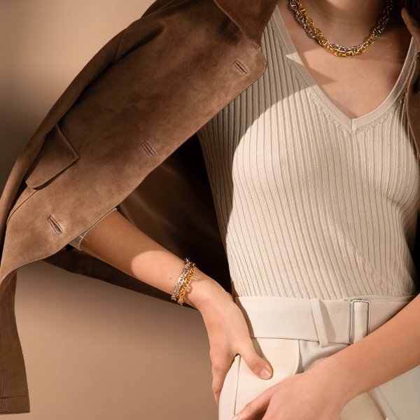 Caroline Svedbom - Armband Betty Rhodium