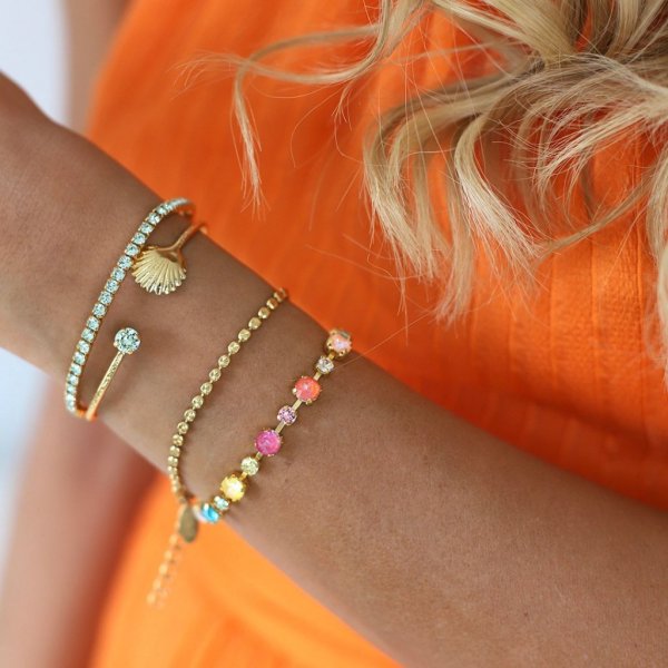 Caroline Svedbom - Armband Calanthe Combo Guld