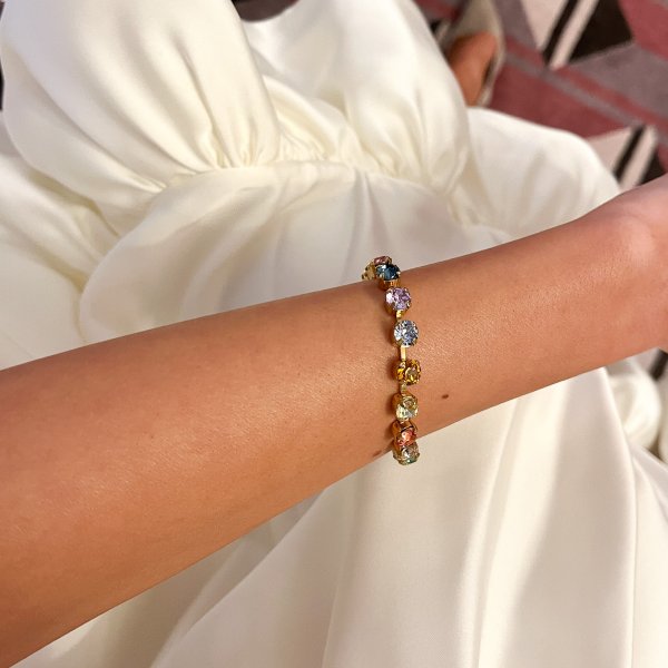 Caroline Svedbom - Armband Childhood Edition Rainbow Guld