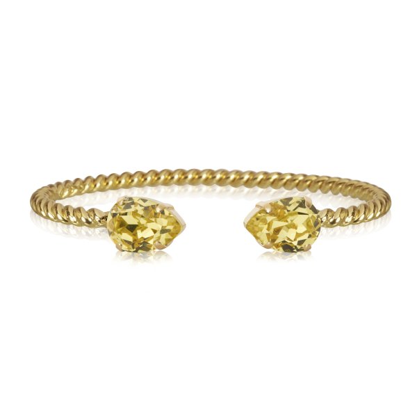 Caroline Svedbom - Armband Mini Drop Guld Dark Jonquil