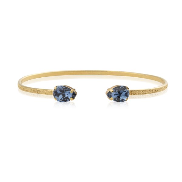 Caroline Svedbom - Armband Petite Drop Guld Denim Blue