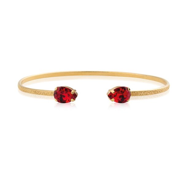 Caroline Svedbom - Armband Petite Drop Guld Light Siam